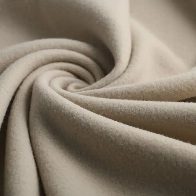 Tessuto polare riciclato beige