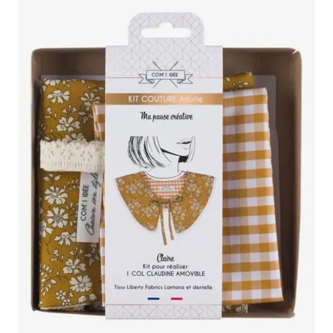 Kit fai da te colletto claudine rimovibile claire liberty