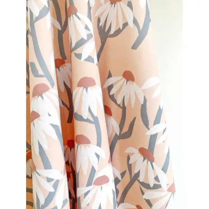 MARGUERITES NUDE POPELINE TOILE AL METRO