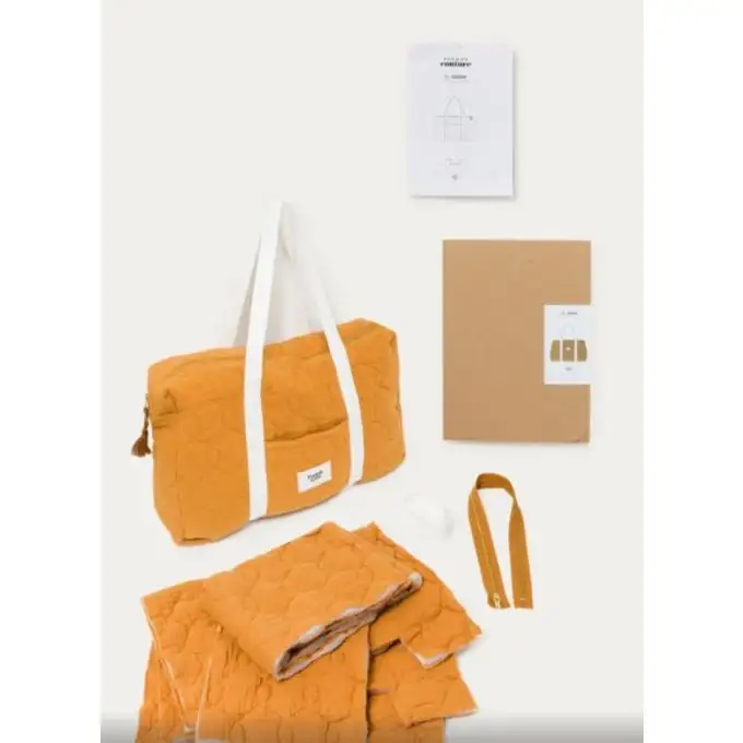 Kit couture borsa Suzon in garza di cotone ocra - Promod Couture
