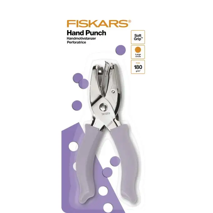 Fustellatrice grande cerchio 6.3 mm Fiskars