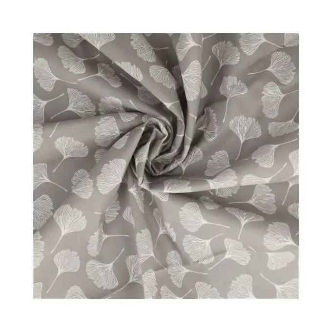 Tessuto cotone fiori di tarassaco