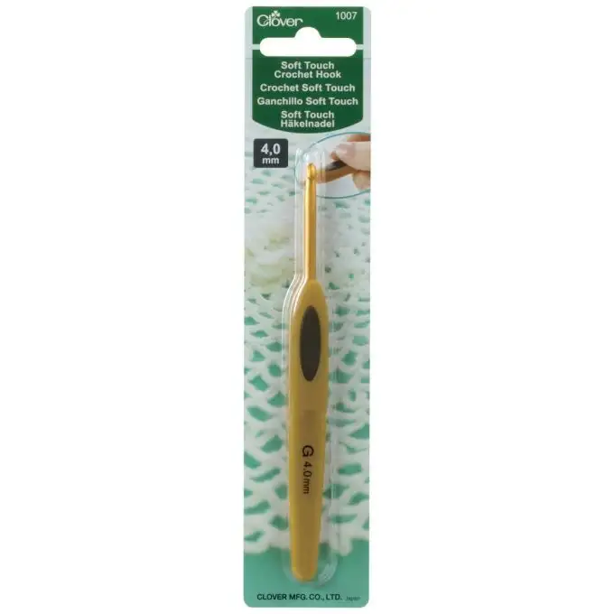 Uncinetto soft touch 13 cm x 4.00 mm - Clover