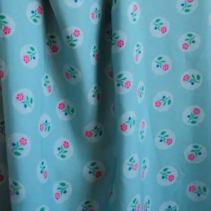 Tessuto viscosa di cotone Pois di Senteur - Lise Tailor