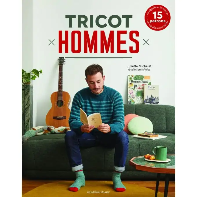 Libro di maglia uomo - 15 modelli con ferri circolari