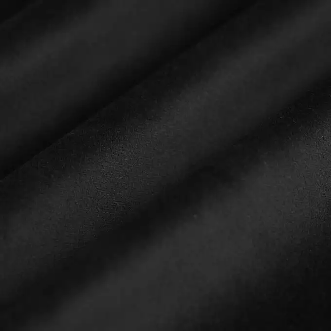 Tessuto velluto liscio Lisa nero