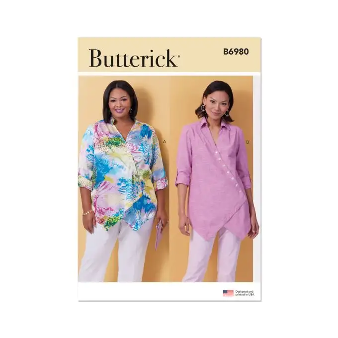 Modello Butterick B6980AA Donna Camicia 38 a 46