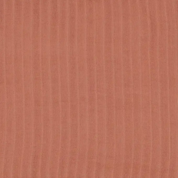 Tessuto voile di cotone a rete rigato rosa deserto