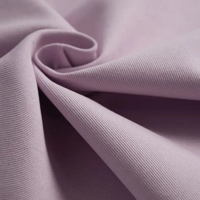 Tessuto twill pesante cotone unito lilla
