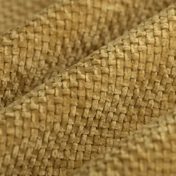 Tessuto velluto termico colorado senape