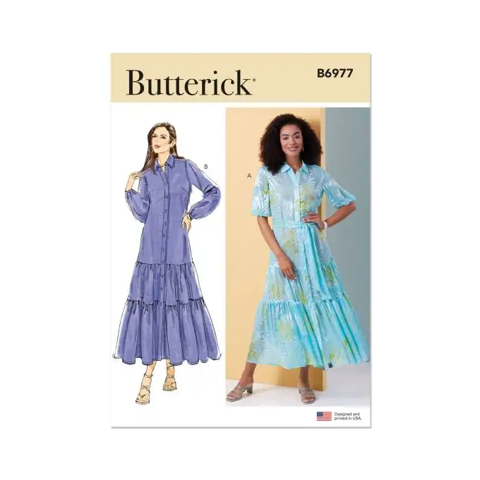 Modello Butterick B6977H5 Donna Abito ampio dalla 34 alla 42