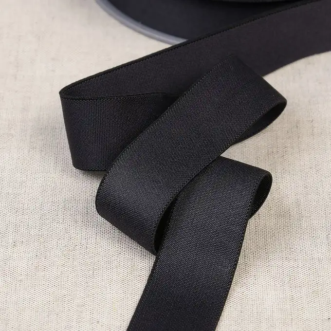 Elastico ultra-morbido nero 20mm