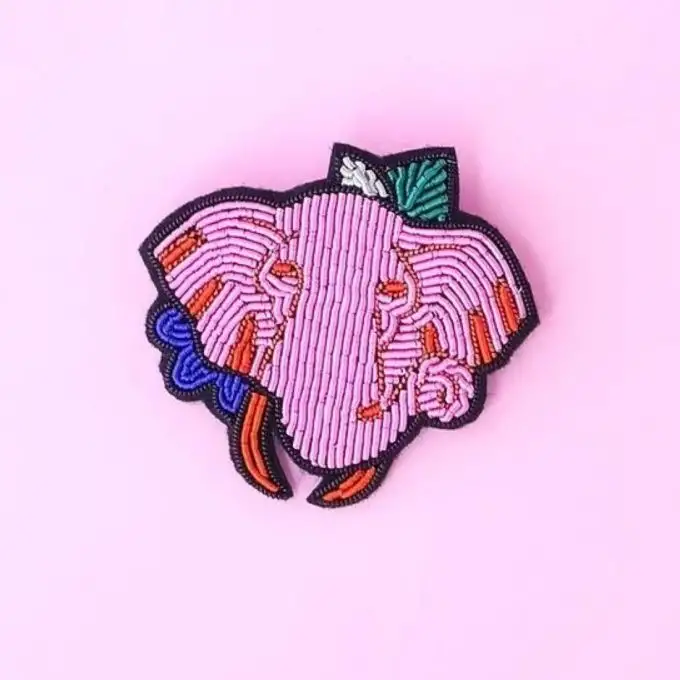 Spilla elefante rosa - Maliziosa
