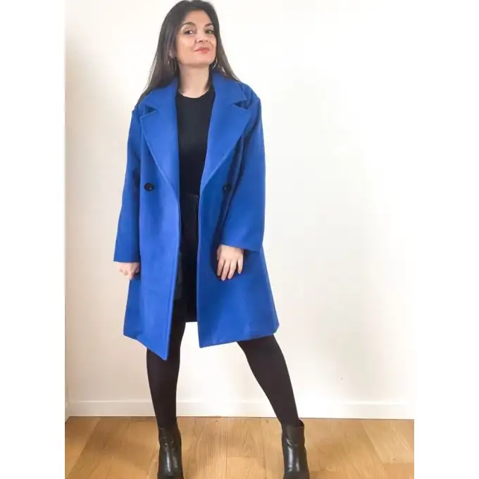 Modello Lana cappotto donna dal 38 al 52 - Clématisse Pattern