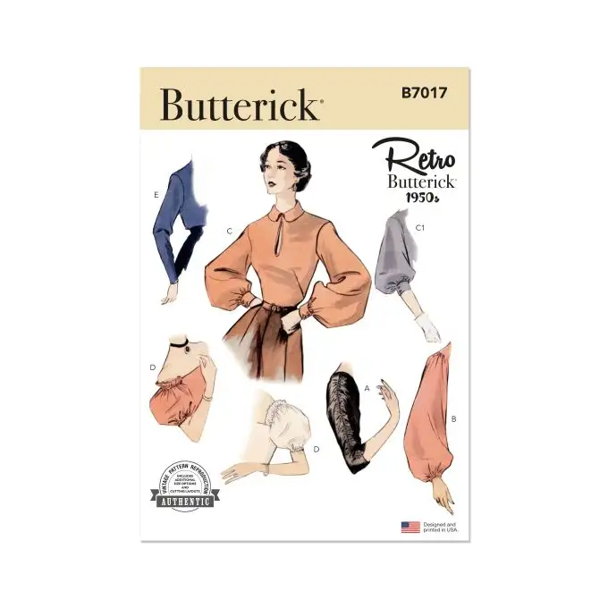 Modello Butterick B7017A Donna Abito e camicetta S M L XL