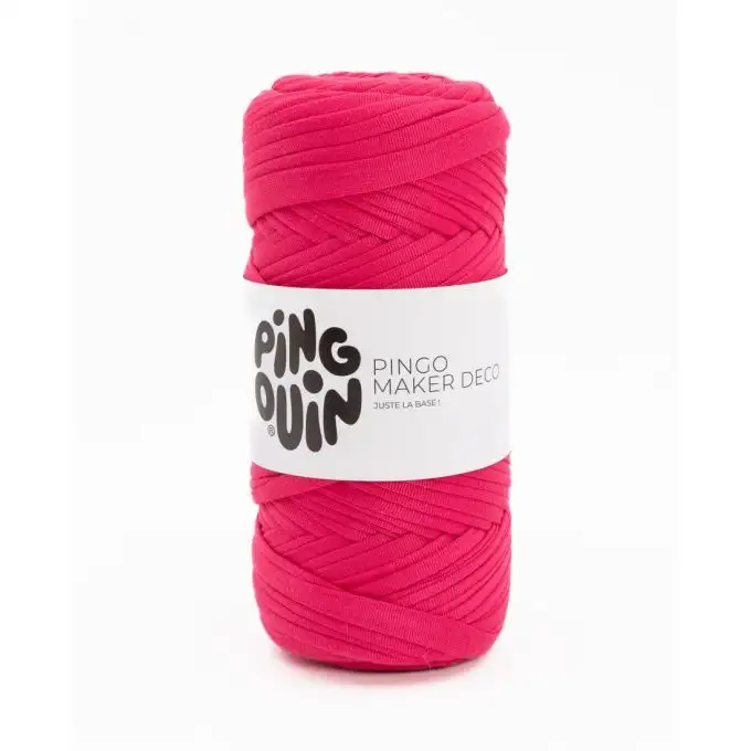 Gomitolo di filato per maglieria Maker Déco lampone - Pingouin