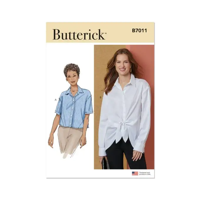 Modello Butterick B7011U5 Donna Camicia 44 a 52