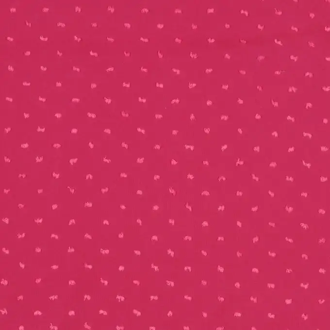 Tessuto voile di cotone plumetis bicolore fucsia rosa