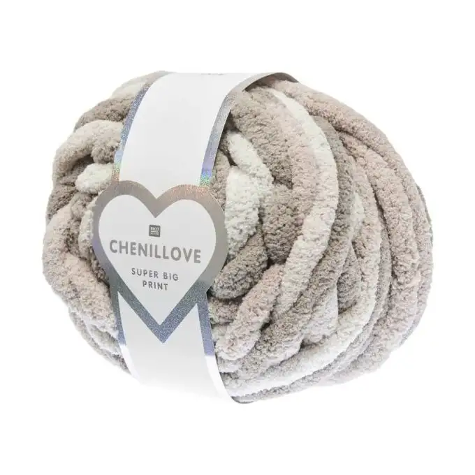 Chenillove Super Big Print 300g – Morbidezza XXL per Creazioni Cocooning