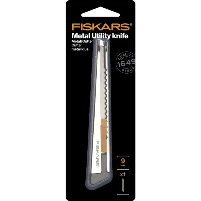 Cutter piatto professionale metallo 9 mm - Fiskars