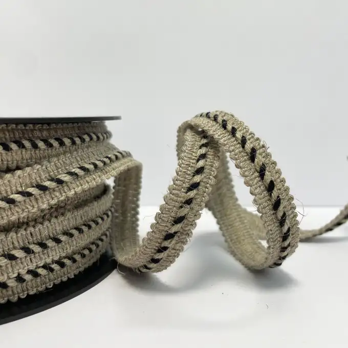 Galone intrecciato 14mm nero