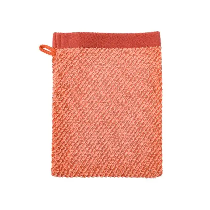 Guanto da bagno bicolore 15x21cm lampone
