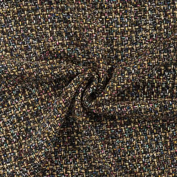 Tessuto tweed multicolore