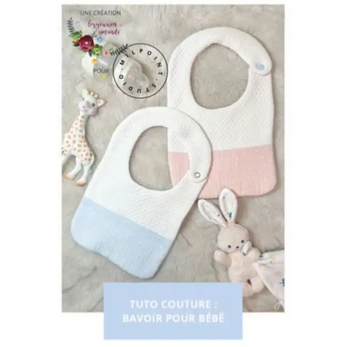 Modello TUTORIAL Zorb Bavaglino per neonato con modello rimovibile