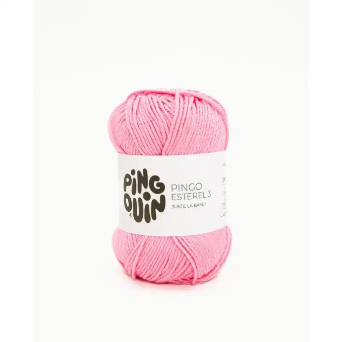 Pelota di filato da maglia Esterel 3 rosa confetto - Pingouin