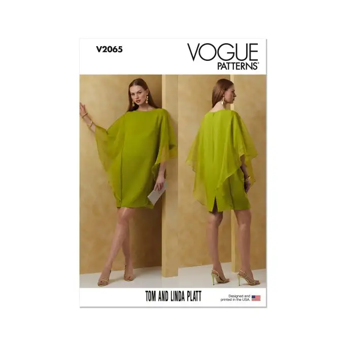 Modello Vogue V2065Y5 Donna Abito largo 46 a 54