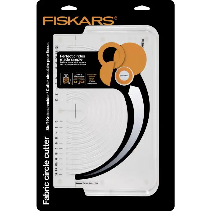 Taglierina circolare per tessuto softgrip 2 a 12" - Fiskars
