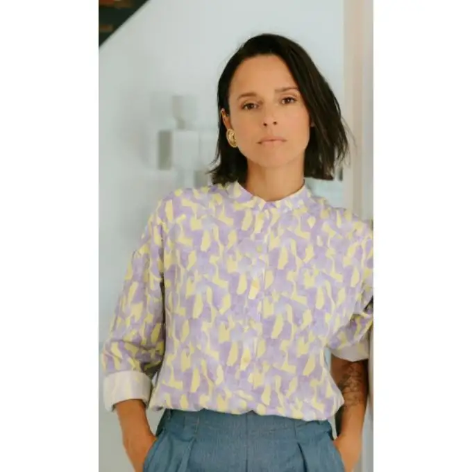 camicia donna patron vittoria dalla 34 alla 52 maison fauve