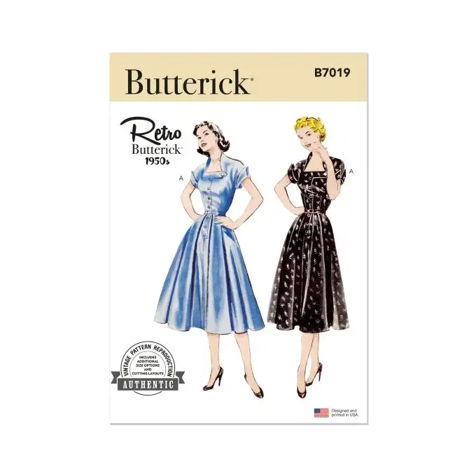 Modello Butterick B7019R5 Donna Abito 42 a 50