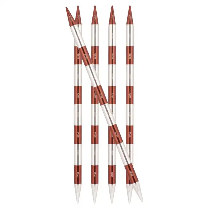 Aghi da maglia a doppia punta smart stix 20 cm x 2.5 mm x5 - Knit Pro