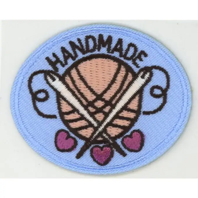 Ecusson fatto a mano merceria gomitolo
