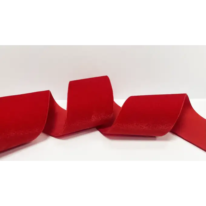 Nastro in velluto rosso 50mm