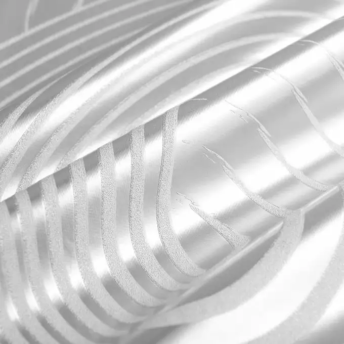 Tessuto cerato tecnico Nancy argento