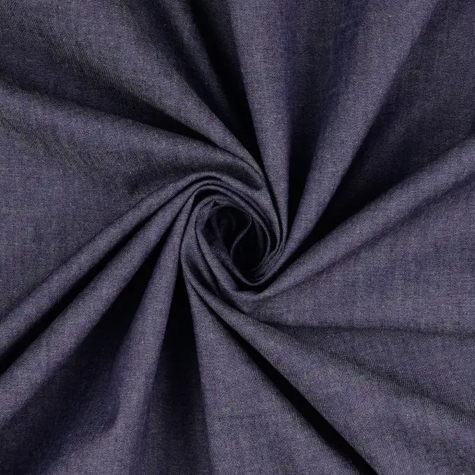 Tessuto jeans cotone blu scuro