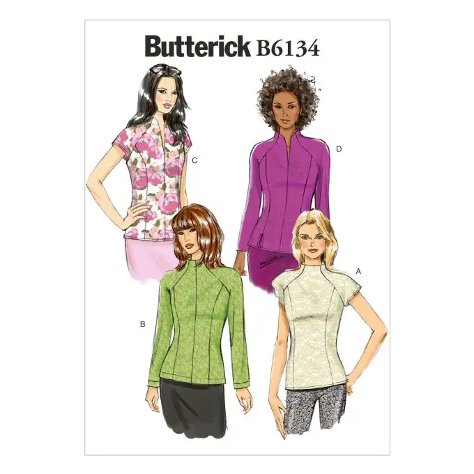Modello Butterick B6134E5 Donna Top da 42 a 50