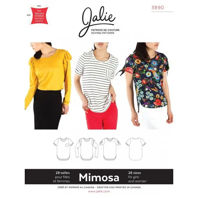 Maglia Jalie 3890 Mimosa scollo rotondo bambino adulto