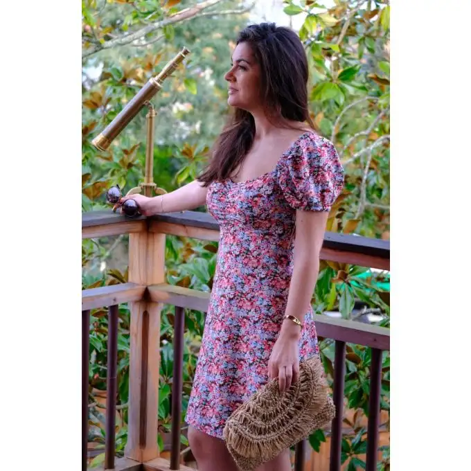 Modello Clarisse abito donna dal 38 al 52 - Clématisse Pattern