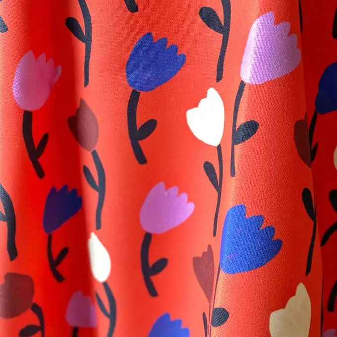 TULIPES ROSSO FRENCH TERRY AL METRO