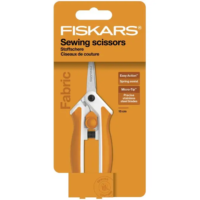 Forbici da cucito easyaction micro-tip 15 cm - Fiskars