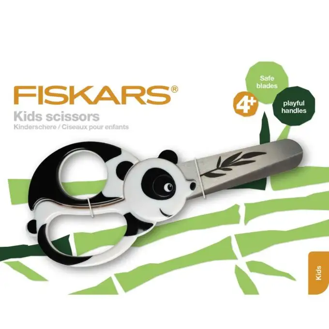 Forbici panda bambino lame sicure 13 cm - Fiskars