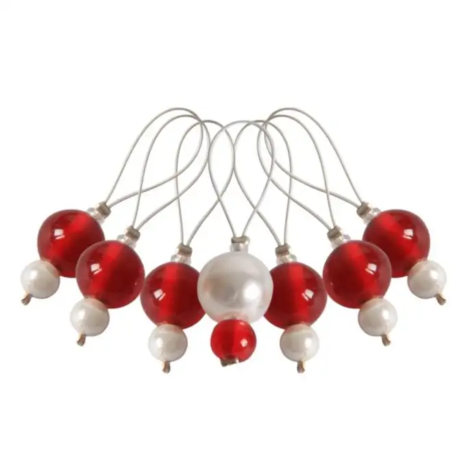 Marcatore di maglia perla amaranto Zooni - Knit Pro