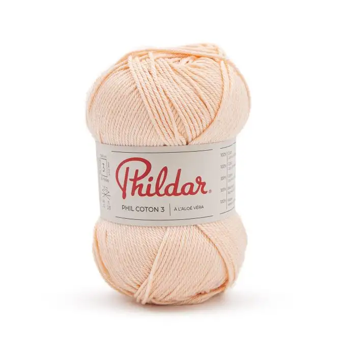 Filato cotone per maglia PHIL COTON 3 - Phildar - PPSC - Certificato Oeko-Tex