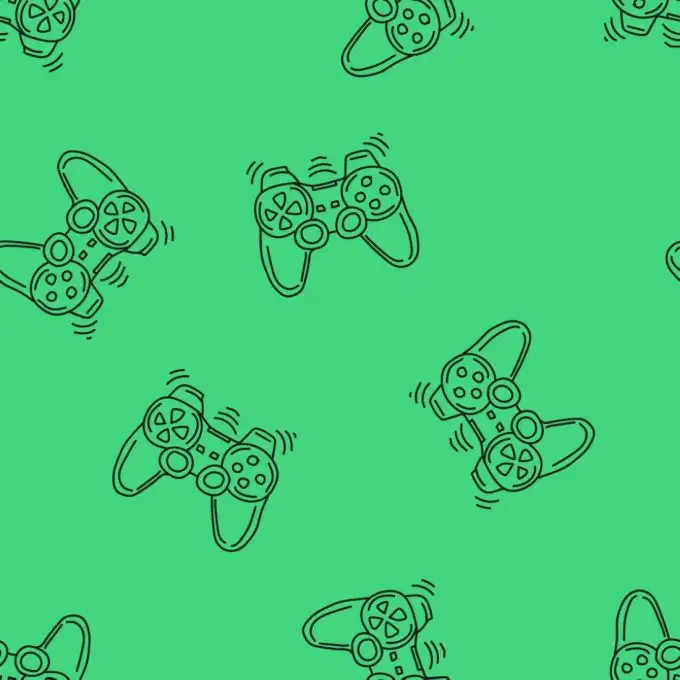 Maglia french terry stampata neon gamer verde