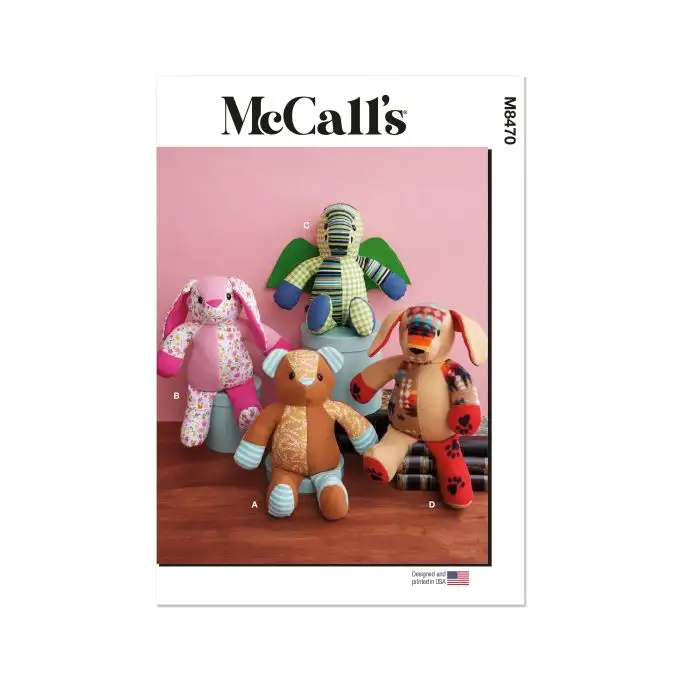 Modello Mc Call's M8470OS Decorazione Bambola Animale Peluche