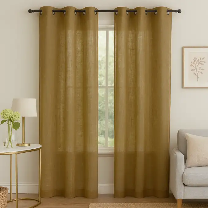 Tenda Tonga effetto lino grezzo 140 X 260 cm