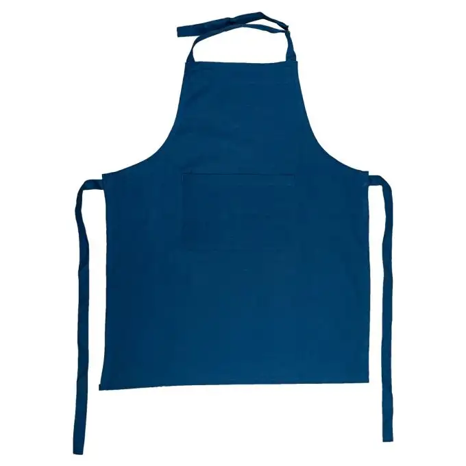 Grembiule essenziale blu 75x85cm